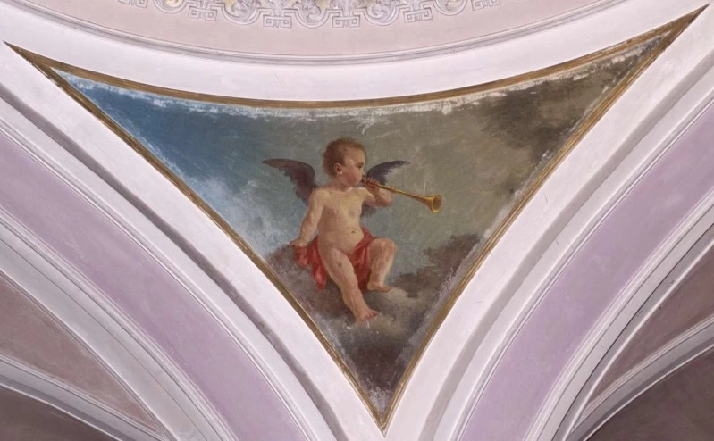 Angioletto con tromba, Calusco d'Adda, Bergamo